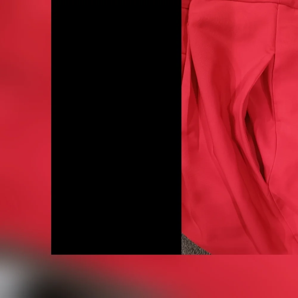 Gabrielle Union Tapered Leg Dress Career Pants Red High Waist Pant NWT Sz XXL/20 - Picture 10 of 12